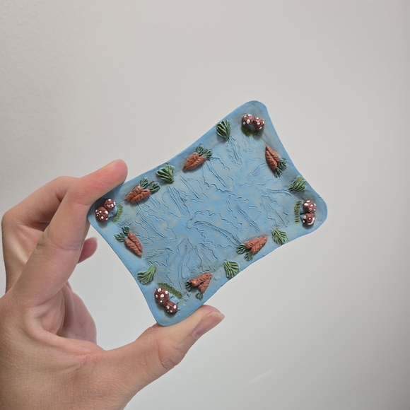 Other - Mushroom Carrot Miniature Tray Decor